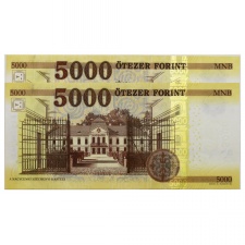 5000 Forint Bankjegy 2020 BJ UNC alacsony sorszámkövető pár