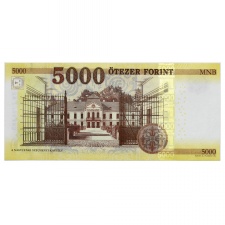 5000 Forint Bankjegy 2023 BM UNC forgalmi sorszám