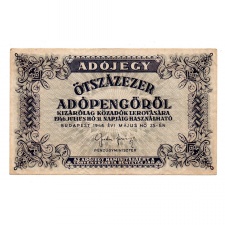 500000 Adópengő 1946 P52A VF