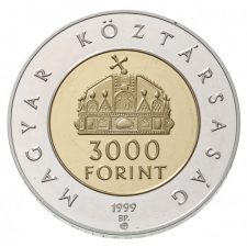 1999 Államalapítás 3000 Forint PP certifikáttal