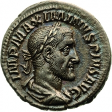 Maximinus Thrax Denarius Ag A.D. 235-236 aEF