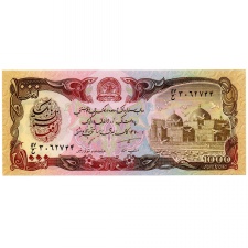 Afganisztán 1000 Afgáni Bankjegy 1991 P61c