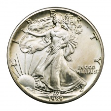 Amerikai Sas ezüst 1 Dollár 1989