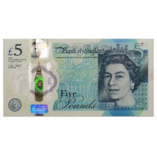 Nagy Britannia 5 Font Bankjegy 2015 Churchill P394