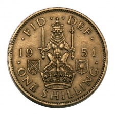 Anglia VI. György 1 Shilling 1951