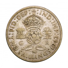 Anglia VI. György 2 Shilling 1943