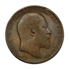 Anglia VII. Eduárd 1 Penny 1906 