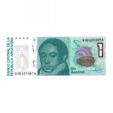Argentina 1 Austral Bankjegy 1985-1989 P323.Replacement