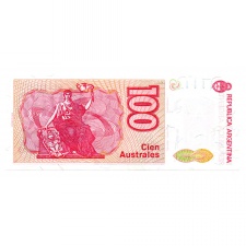 Argentina 100 Austral Bankjegy 1985-90 P327c C sorozat
