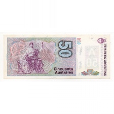 Argentina 50 Austral Bankjegy 1986-1989 P326b