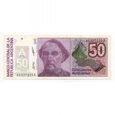 Argentina 50 Austral Bankjegy 1986-1989 P326b