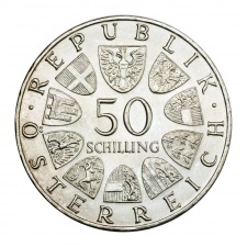 Ausztria 50 Schilling 1971 BU Julius Raab