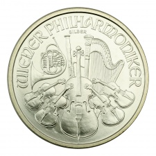 Ausztria Filharmonikusok 1 uncia ezüst 1,5 Euro 2008