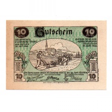 Ausztria Notgeld Sankt Leonhard 10 Heller 1920