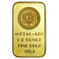 Befektetési arany lapka METAL-ART 1/2 UNCIA Au999,9