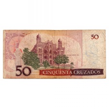 Brazilia 50 Cruzados Bankjegy 1987 P210b