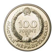 Czóbel Béla 100 Forint 1983 BU 