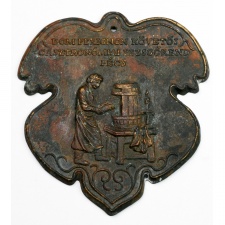 Dom Perignon Pezsgőrend Pécs bronz plakett