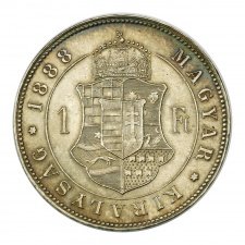 Ferenc József 1 Forint 1888 K-B