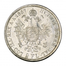 Ferenc József 2 Florin 1867 A