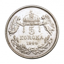 Ferenc József 5 Korona 1909 K-B