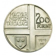 Festőművész-sor I. 200 Forint Derkovits Gyula 1976 BU