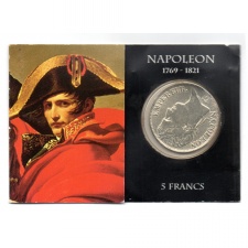 Franciaország I. Napóleon 5 Frank 1808 MÁSOLAT bliszterben 