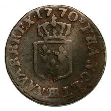 Franciaország XV. Lajos 1 Liard 1770 BB