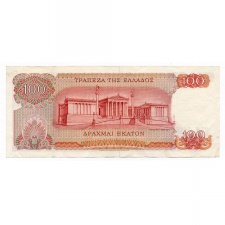 Görögország 100 Drachma Bankjegy 1967 P196b