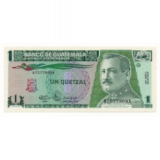 Guatemala 1 Quetzal Bankjegy 1990 P73a