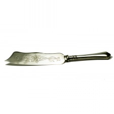 Antik ezüst halas kés