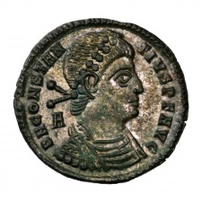 II. Constantius Follis HOC SIGNO VICTOR ERIS Siscia
