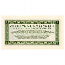 II. VH Náci Német 1 Márka elszámoló bankjegy 1944.