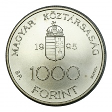 Integráció az Európai Unióba ECU ezüst 1000 Forint 1995 BU