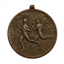 Jelzett Berán bronz Sport érem díjérem Csepel 1932