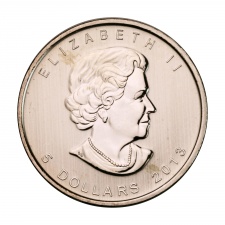 Kanada 5 Dollár 2013 1 UNCIA színezüst Maple Leaf