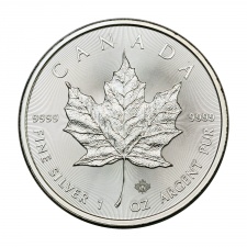 Kanada 5 Dollár 2019 1 UNCIA színezüst Maple Leaf