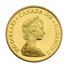 Kanada arany 100 Dollár 1978 PP