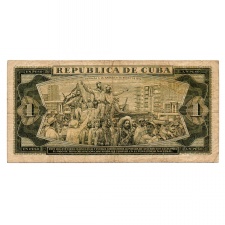Kuba 1 Pezó Bankjegy 1981 P102b Replacement