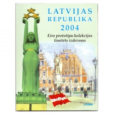 Lettország Euro Forgalmi sor 2004 Próba tervezet