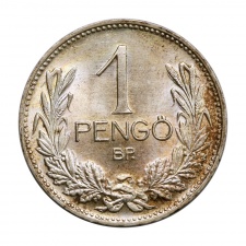 Magyar Királyság 1 Pengő 1937 UNC