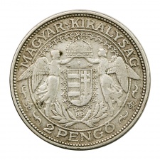 Magyar Királyság 2 Pengő 1929