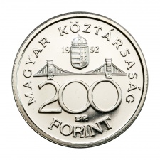 Magyar Nemzeti Bank 200 Forint 1992 BU PRÓBAVERET Birmingham