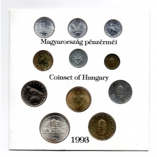 Magyarország pénzérméi forgalmi sor 1993 BU
