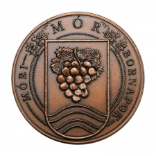 MÉE Móri bornapok bronz emlékérem 1996 Mór