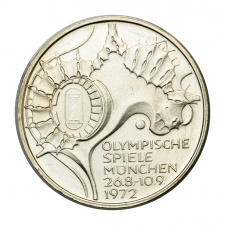 Németország 10 Márka 1972 F Müncheni Olimpia III.