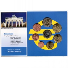 Németország Euro forgalmisor 2002 bliszterben