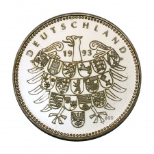 Németország Római szerződés színezüst emlékérem 1993 PP
