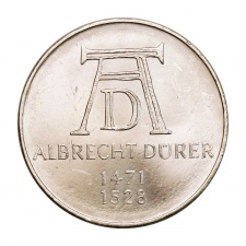 Németország ezüst 5 Márka 1971 D Albrecht Dürer