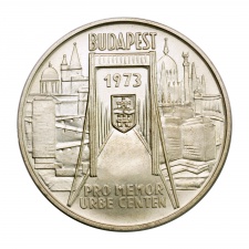 Pest-Buda-Óbuda egyesítésének centenáriuma emlékérem 1973
